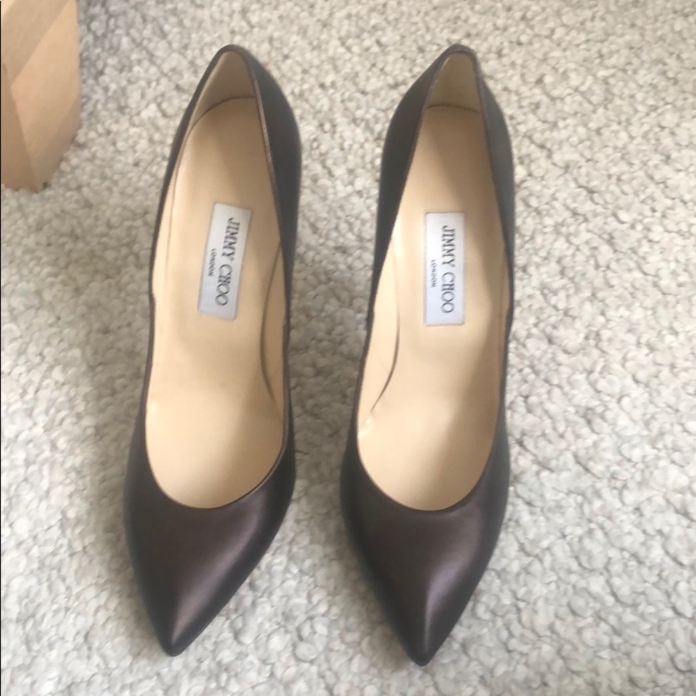 Jimmy Choo Bronze Heel